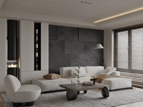 Living room 173 3D Модель