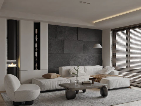 Living room 173 3D Model