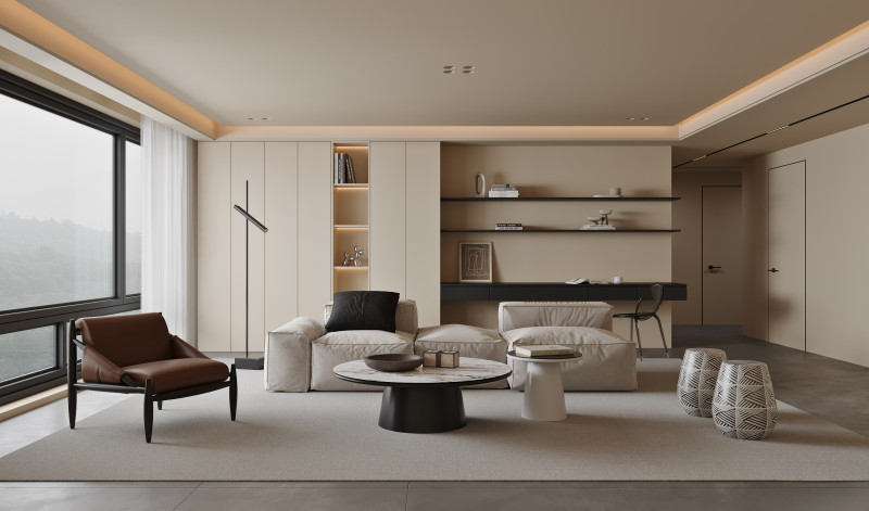 Living room 174 3D Модель .c4d .max .obj .3ds .fbx .stl .blend