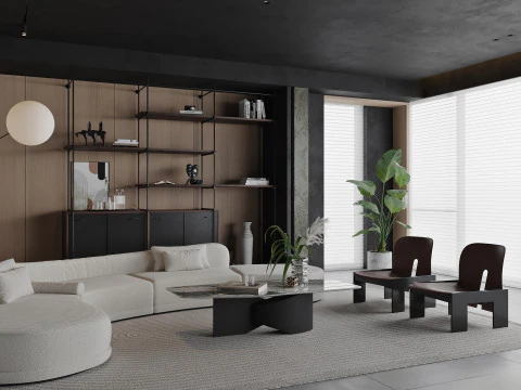 Living room 175 3D Model
