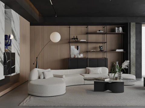 Living room 175 3D Model