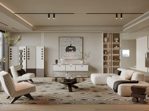 Гостиная 177 3D Модель