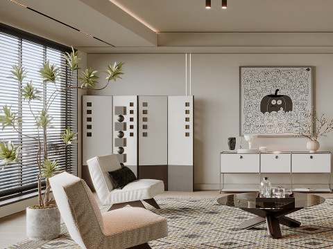 Living room 177 Model 3D