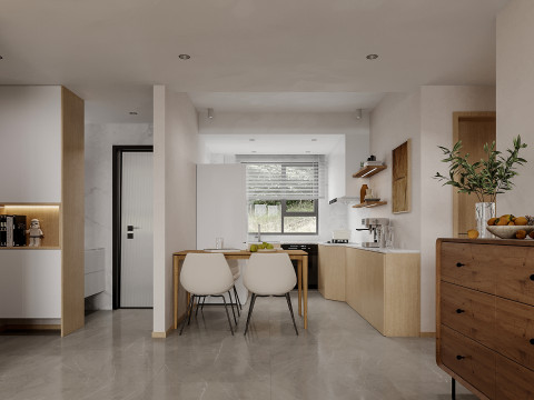 Living Room and Dining Room 179 3D Модель