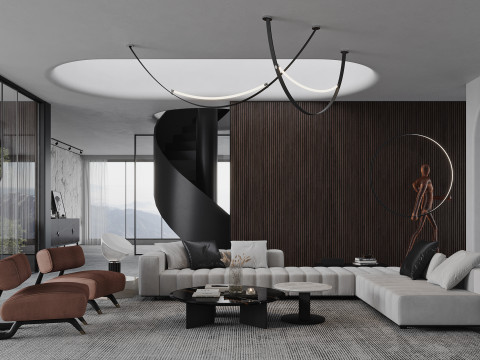 Living Room 184 3D Model
