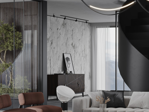 Living Room 184 3D Модель