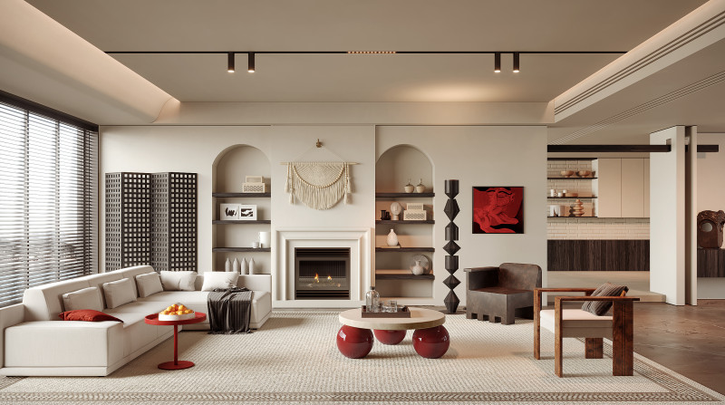 Living Room 185 3Dモデル .c4d .max .obj .3ds .fbx .stl .blend 