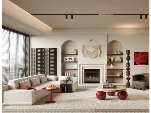 Living Room 185 3D Model