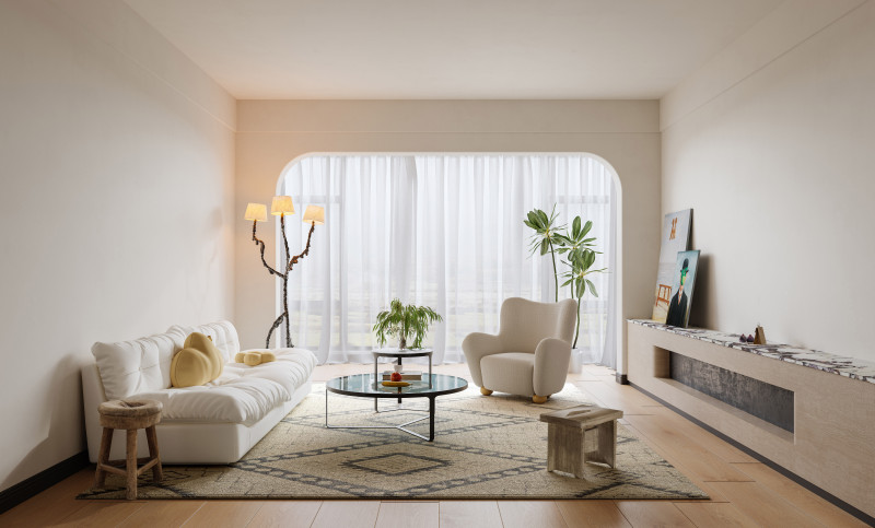 Living Room 186 3D Model .c4d .max .obj .3ds .fbx .stl .blend 
