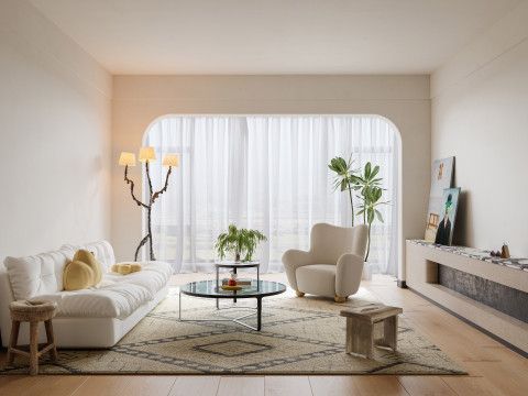 Living Room 186 3D Model