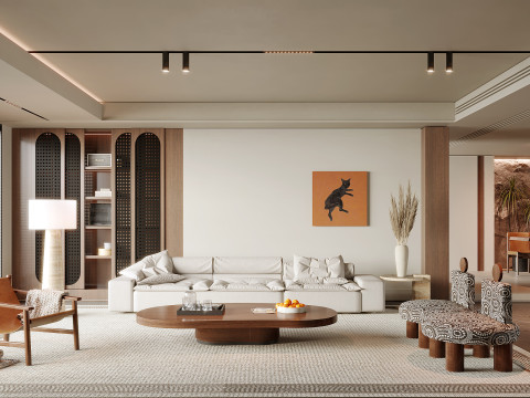 Living Room 187 3D Model