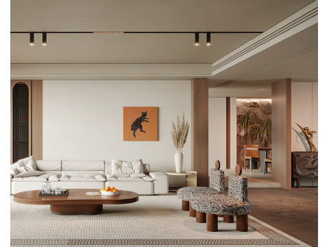Living Room 187 3D Модель