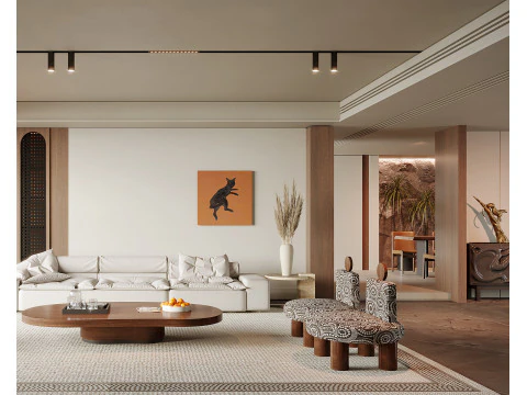 Living Room 187 3D Model