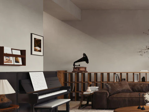 Living Room 191 3D Model