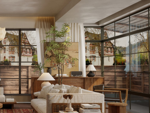 Living Room 192 3D Model