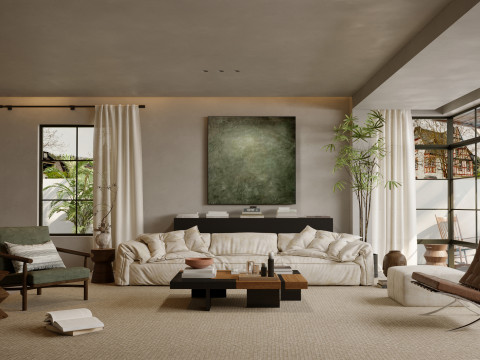 Living Room 193 3D Model