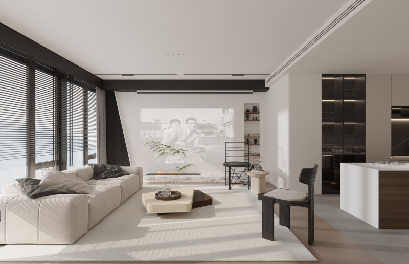 Living Room 194 3D Модель .c4d .max .obj .3ds .fbx .stl .blend 