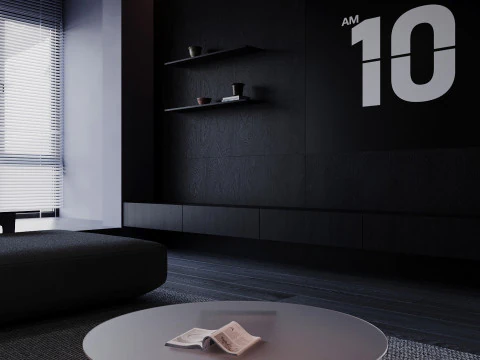Living Room 195 3D Model