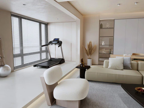 Living Room 196 3D Model