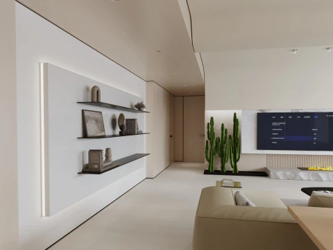 Living Room 196 3D Model