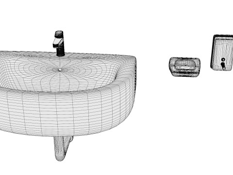 BathRoom Props 3D 模型