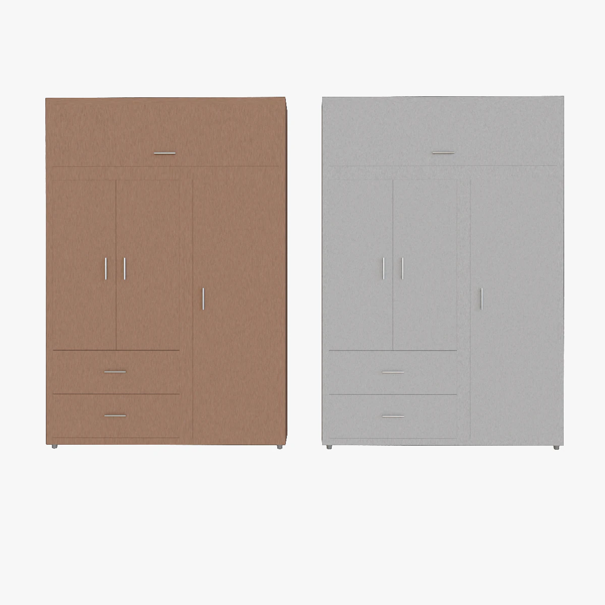 Big Cupboard 3D Model .c4d .max .obj .3ds .fbx .stl .blend 