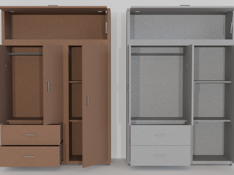 Big Cupboard 3D मॉडल