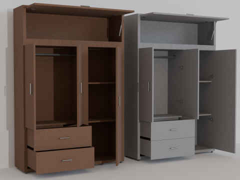 Big Cupboard 3D मॉडल
