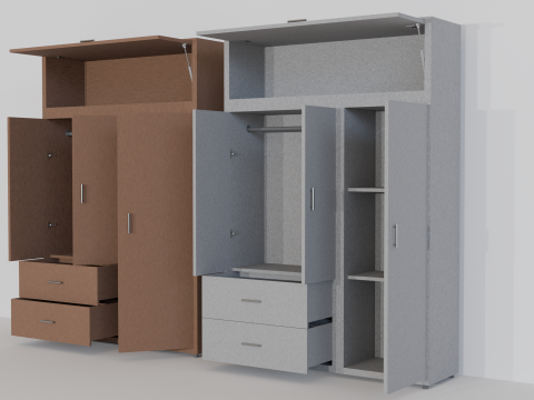 Big Cupboard 3D मॉडल