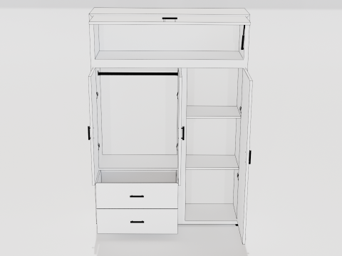Big Cupboard 3D मॉडल