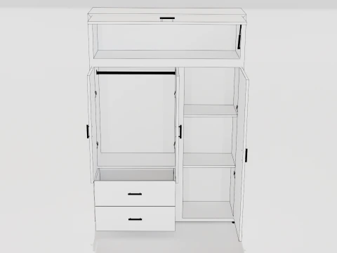 Big Cupboard 3D Model