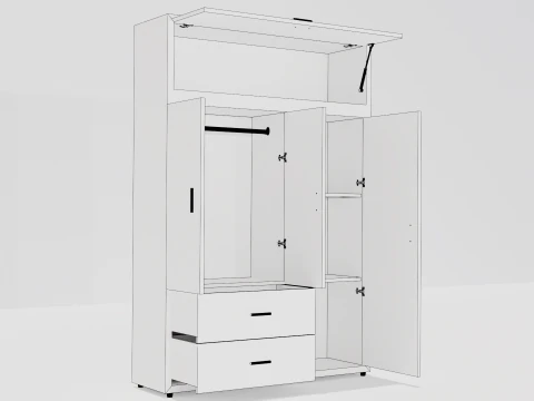 Big Cupboard 3D Model