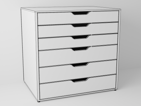 Alex Drawer Collection 3D Модель