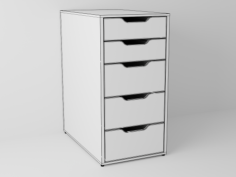 Alex Drawer Collection 3D Модель