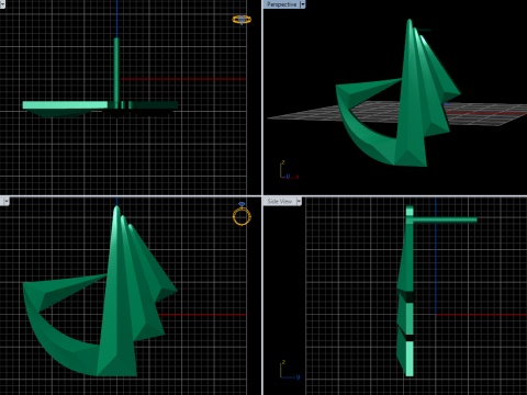 A100-2-ear 3Dプリントモデル