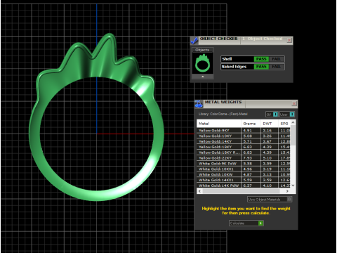 A100-7-ring 3D-printmodel