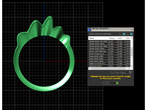 A100-7-ring 3D-printmodel