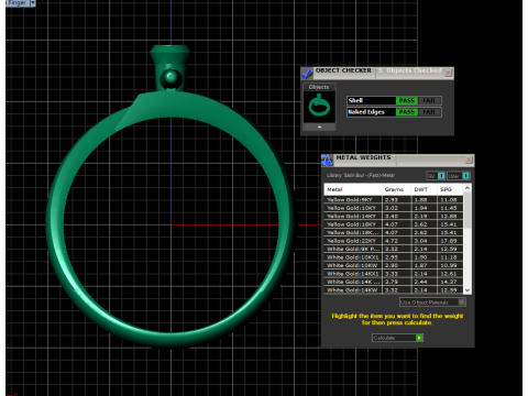 A100-9-ring 3D Print Model