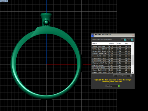 A100-9-ring 3D Print Model