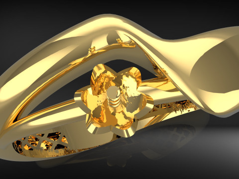A100-12-ring 3D Druckmodell