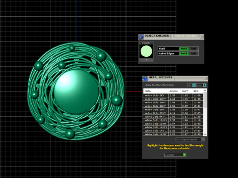 A100-13-earring 3D Print Model