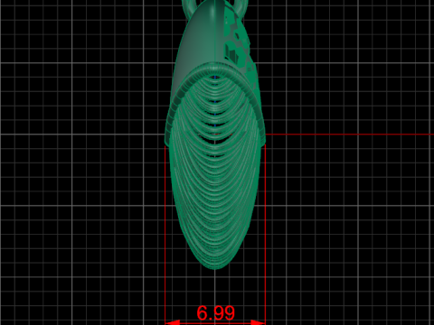 A100-15-pendant 3Dプリントモデル