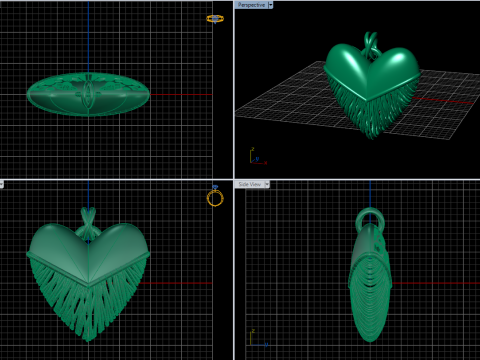 A100-15-pendant 3Dプリントモデル