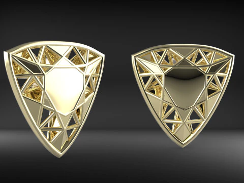 A100-16-earring 3D Print Model