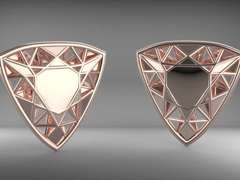 A100-16-earring 3D Print Model