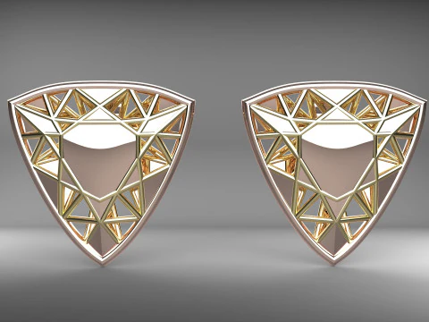 A100-16-earring 3D Print Model