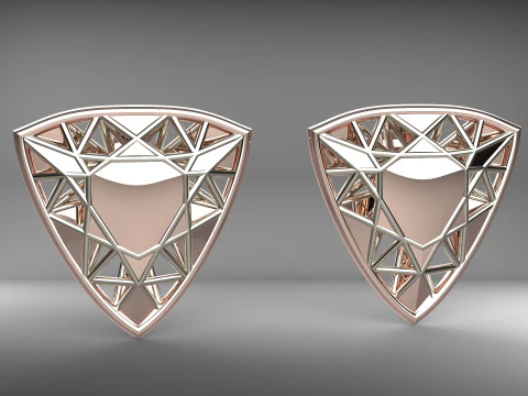 A100-16-earring 3D Print Model