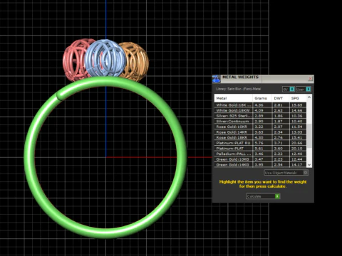 A100-17-rings 3D Print Model