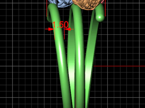 A100-17-rings 3D Print Model