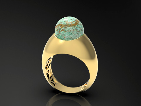 A100-44-rings 3D Print Model
